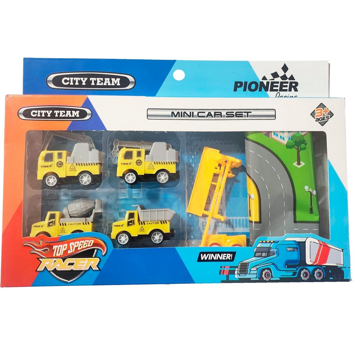 GENERICO - Camiones De Construccion De Cuerda Tapete Accesorios Juguete