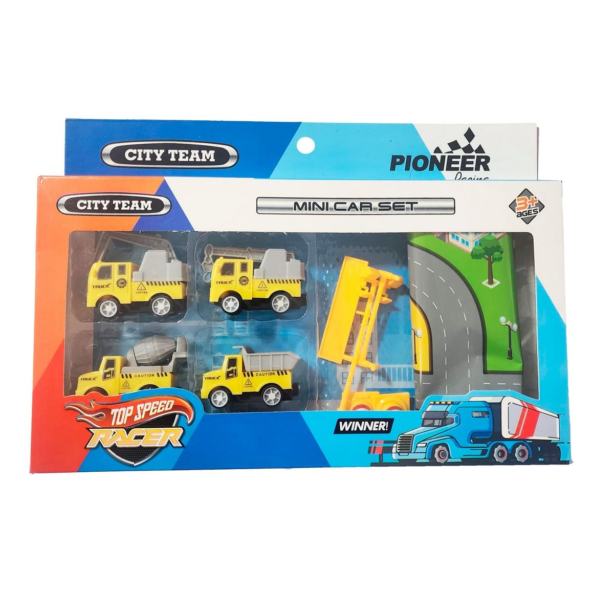 GENERICO - Camiones De Construccion De Cuerda Tapete Accesorios Juguete