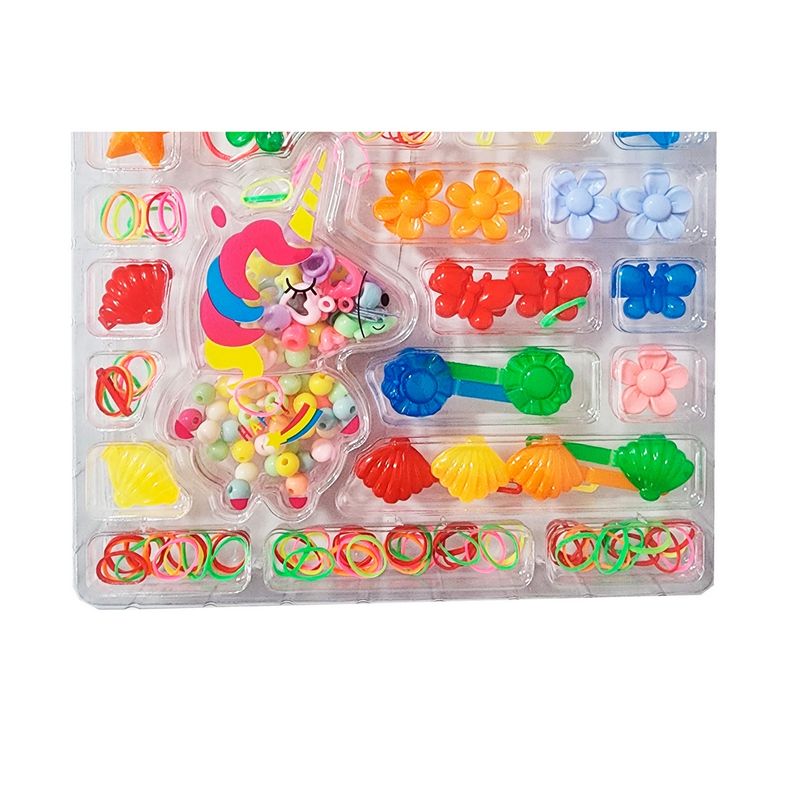 GENERICO - Set Kit Hacer Pulseras Collares Niña Style Pedreria Niñas