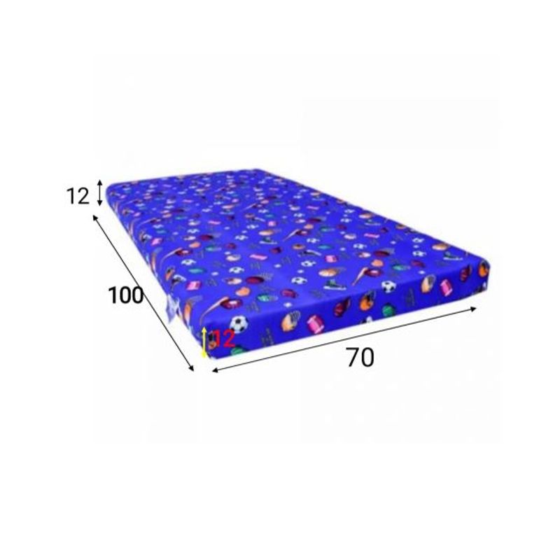 GENERICO - Colchoneta de corral para bebe 70x100x12 cm niño