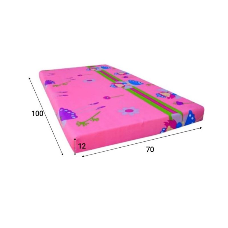 GENERICO - Colchoneta de corral para bebe 70x100x12 cm niña