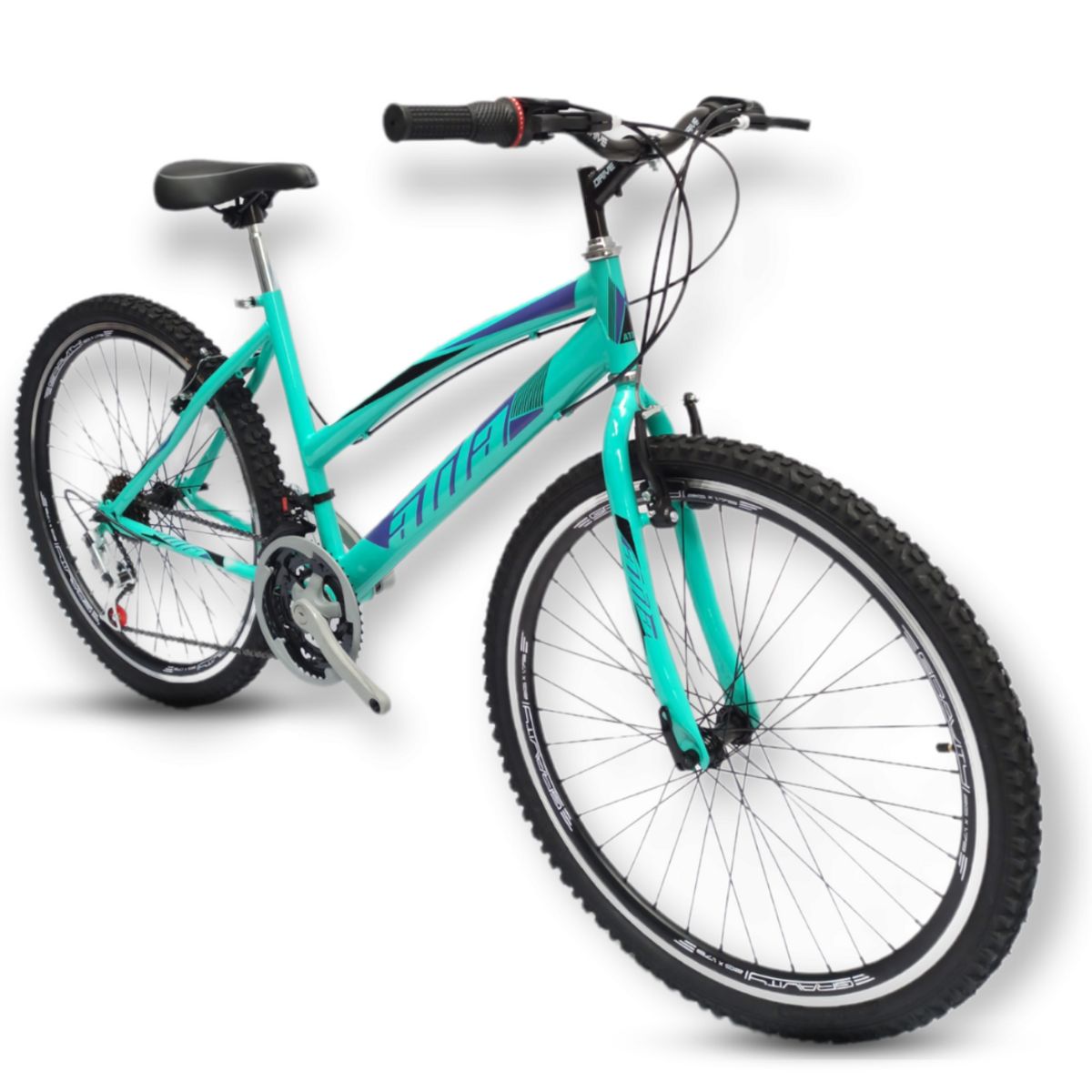 ATILA - Bicicleta Dama 26 Rines en Aluminio 18 Cambios Verde Menta