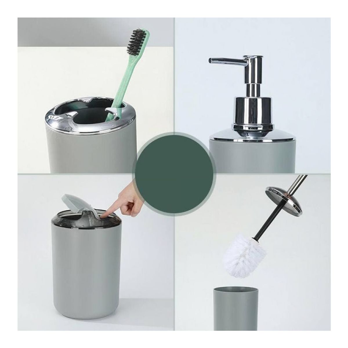 GENERICO - Juego De 6 Accesorios Para Baño