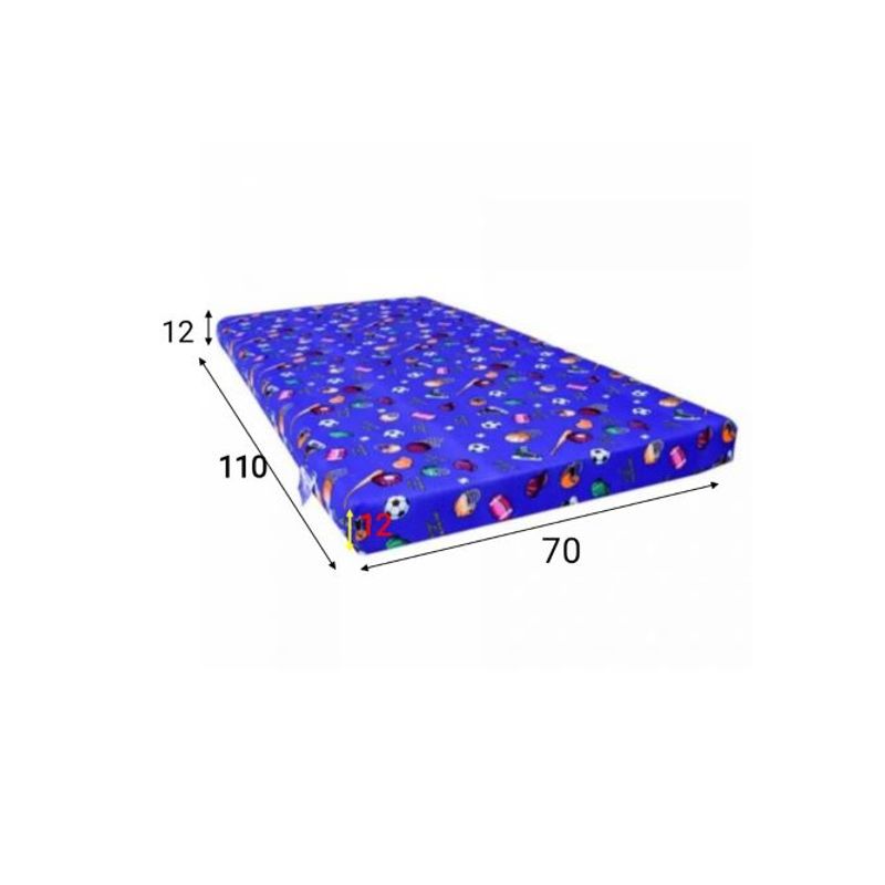 GENERICO - Colchoneta de corral para bebe 110x70x12 cm niño