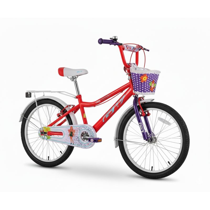 GW - Bicicleta para niñas Rin 20 Gw Fairy Rosado Magenta