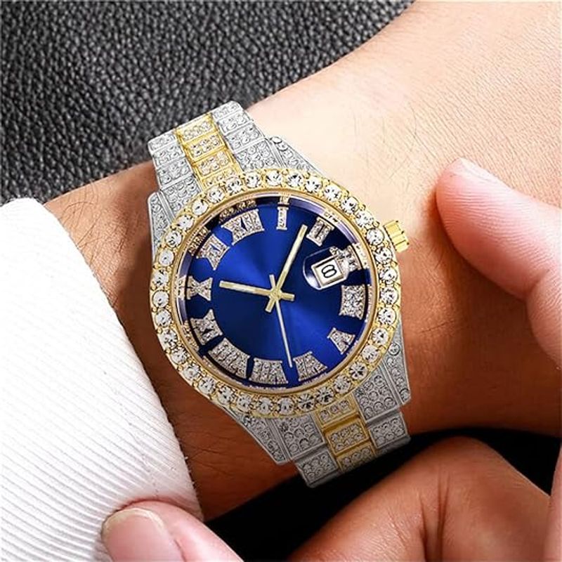 GENERICO - Reloj Exquisito De Lujo Con Diamantes