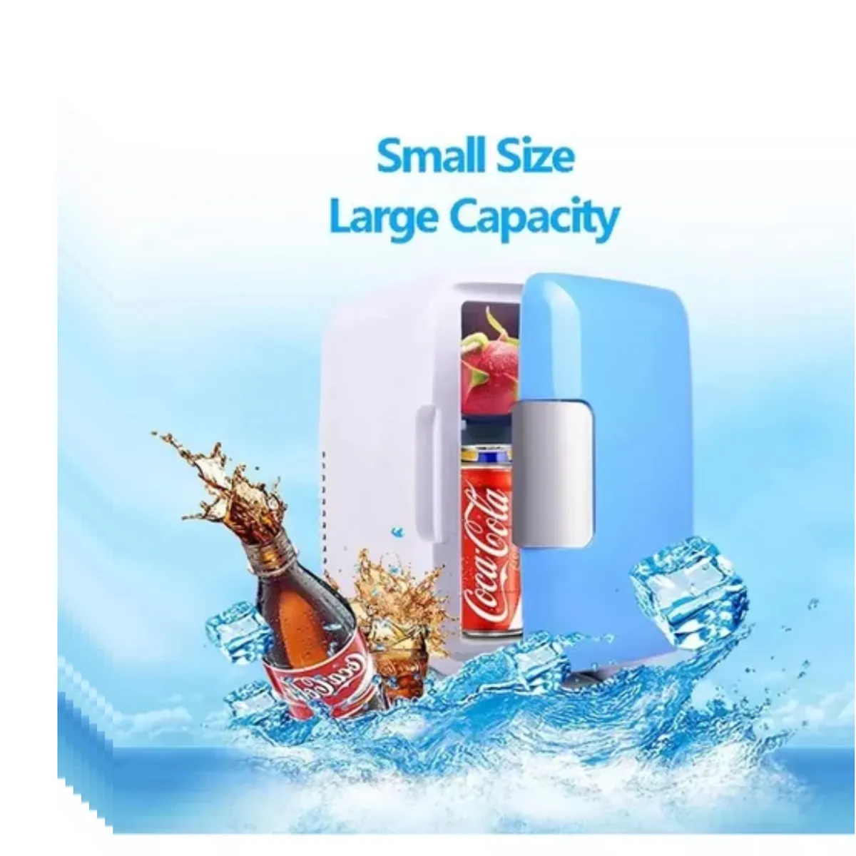 GENERICO - Refrigerador Pequeño Heladera Portátil Automovil Dormitorio