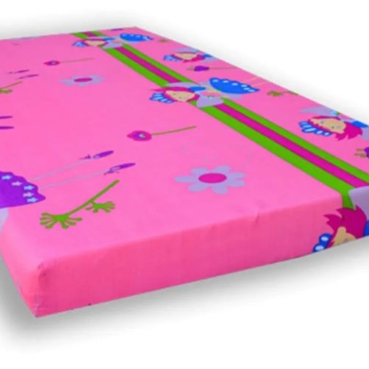 GENERICO - Colchoneta de corral para bebe 90x60x8 cm niña