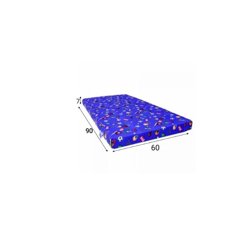 GENERICO - Colchoneta de corral para bebe 90x60x8 cm niño