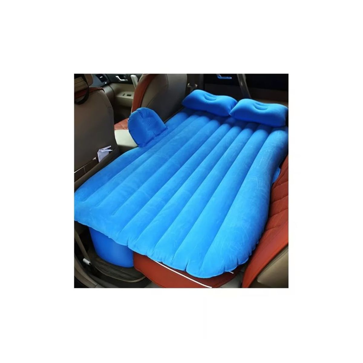 GENERICO - Colchon inflable para carro automovil cojin de viaje