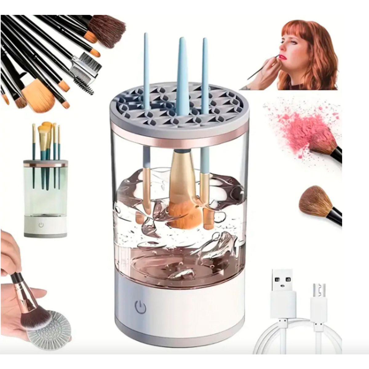 GENERICO - Mini Lavadora De Brochas