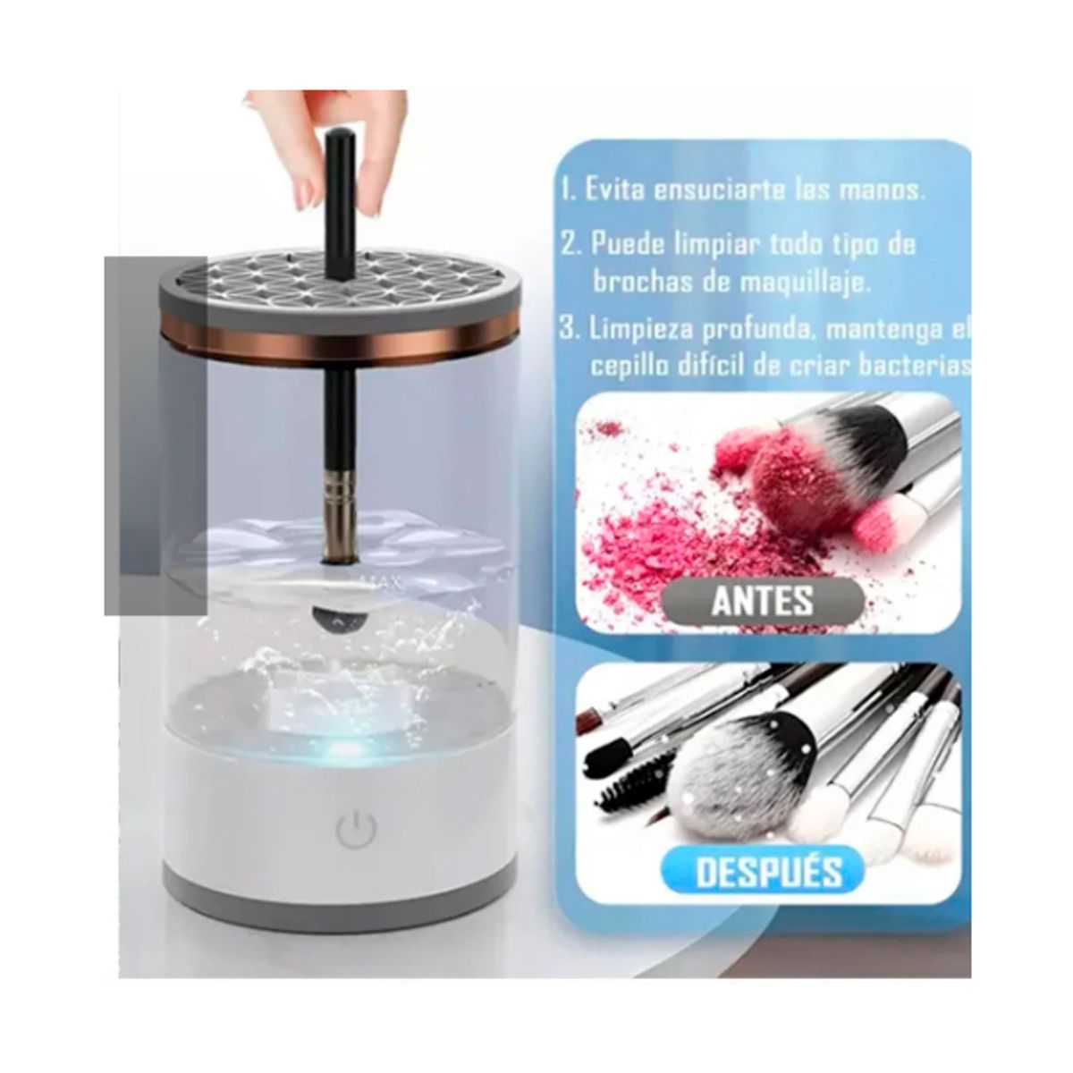 GENERICO - Mini Lavadora De Brochas