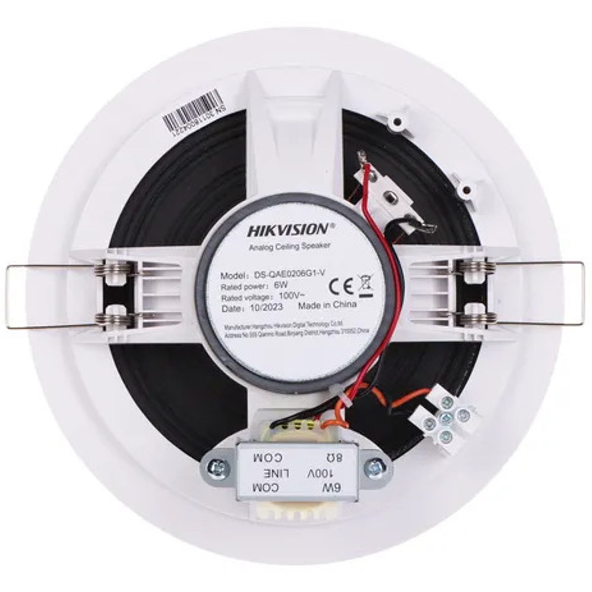 HIKVISION - DS-QAE0206G1-V - Altavozparlante De Techo 6w100v Ambiental