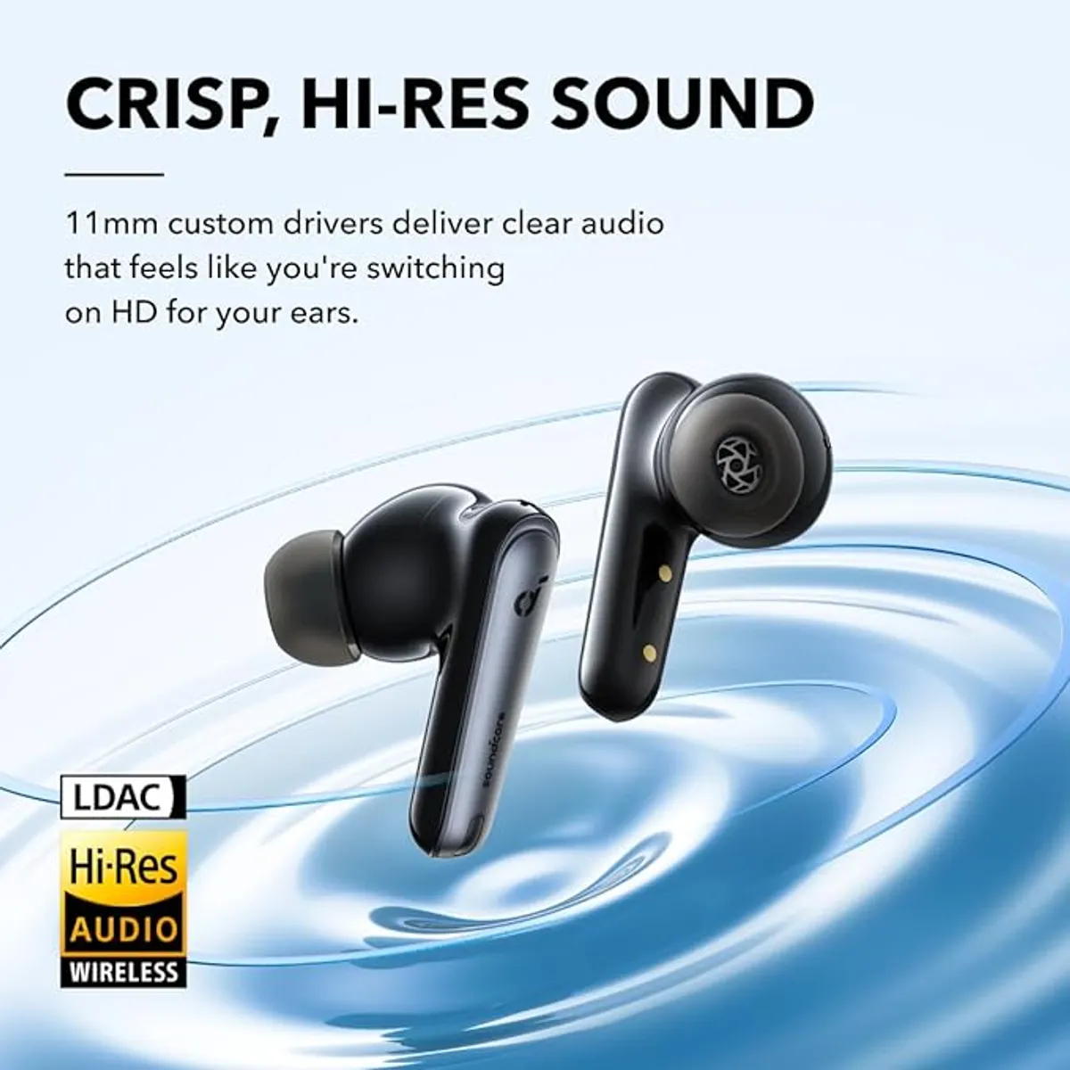 SOUNDCORE - Auriculares Inalámbricos Liberty 4 NC de Soundcore 50H Batería