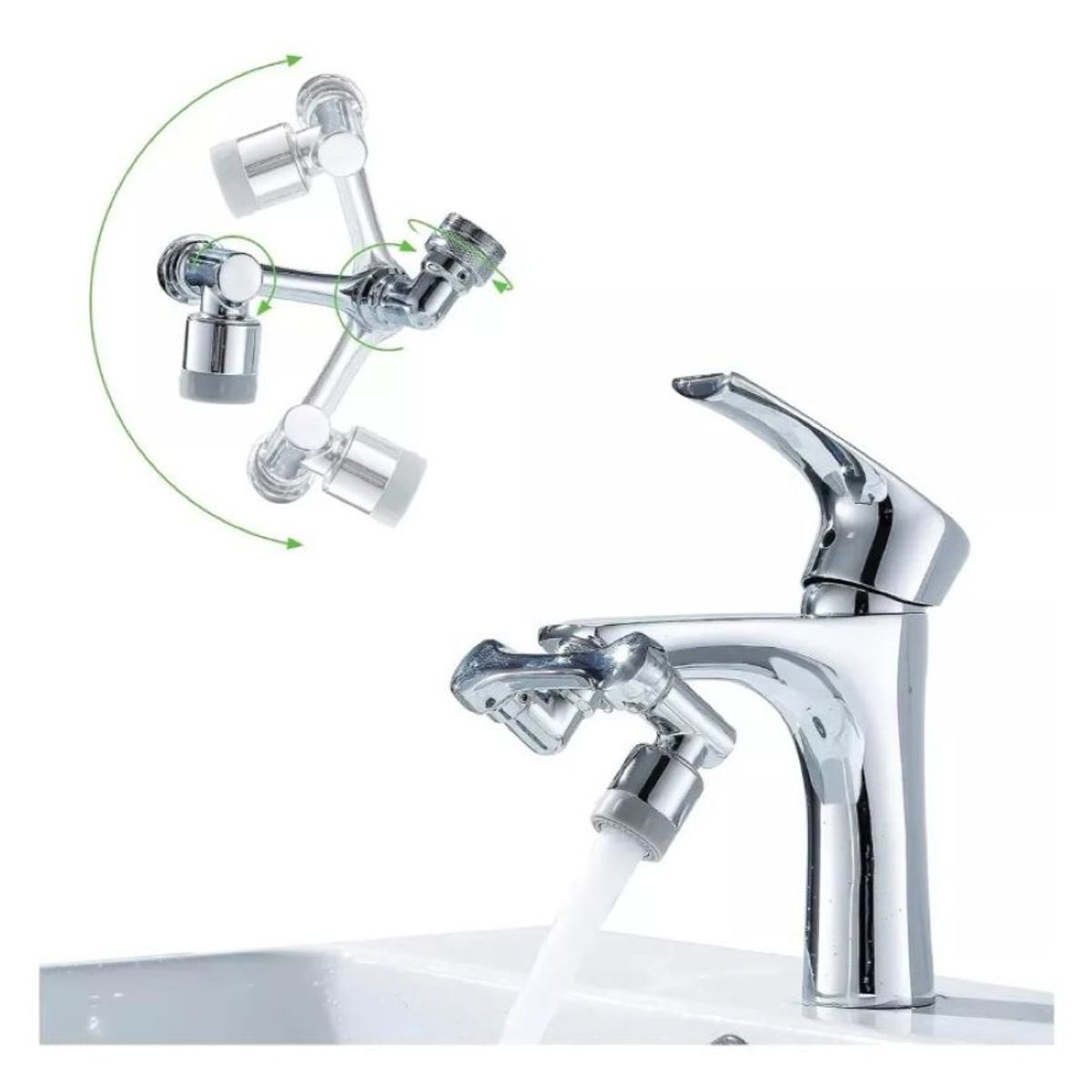 ZHOPI CO - Extensor De Grifo Giratorio Cabezal Lavaplatos Lavamanos