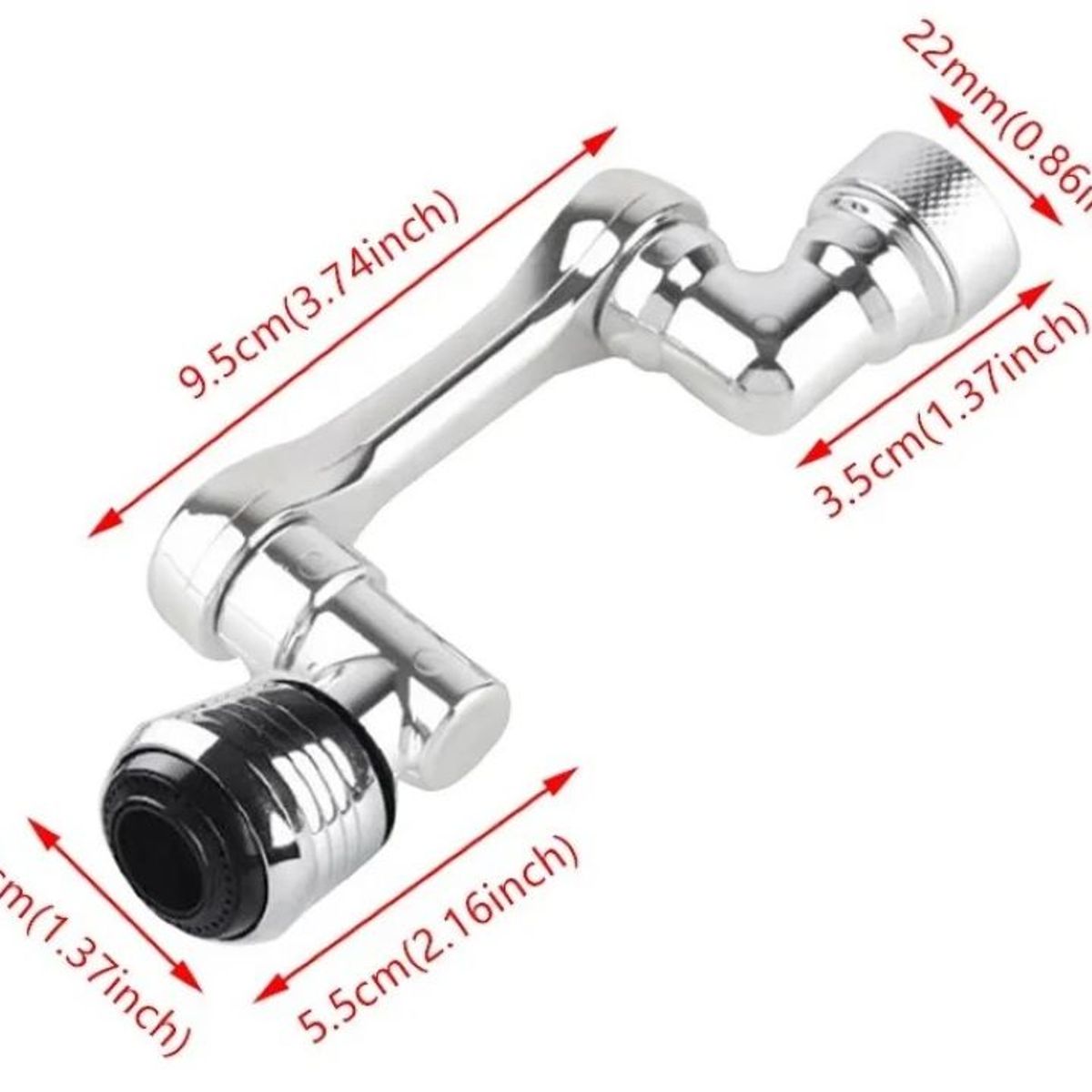 ZHOPI CO - Extensor De Grifo Giratorio Cabezal Lavaplatos Lavamanos