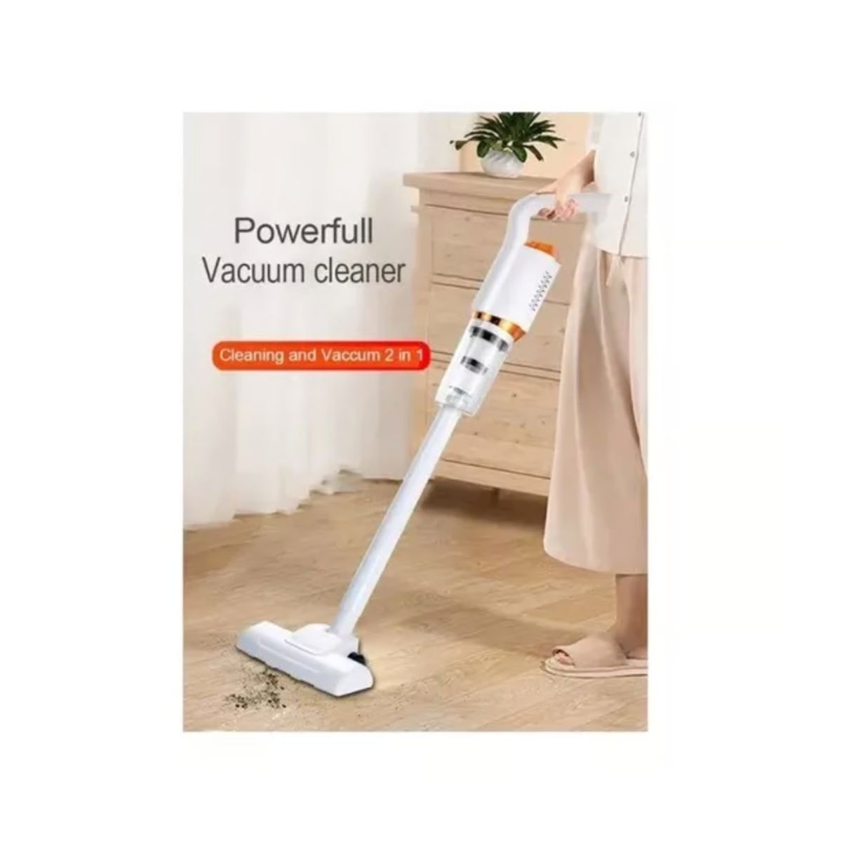 GENERICO - Aspiradora Inalámbrica Multifuncional 3 en 1