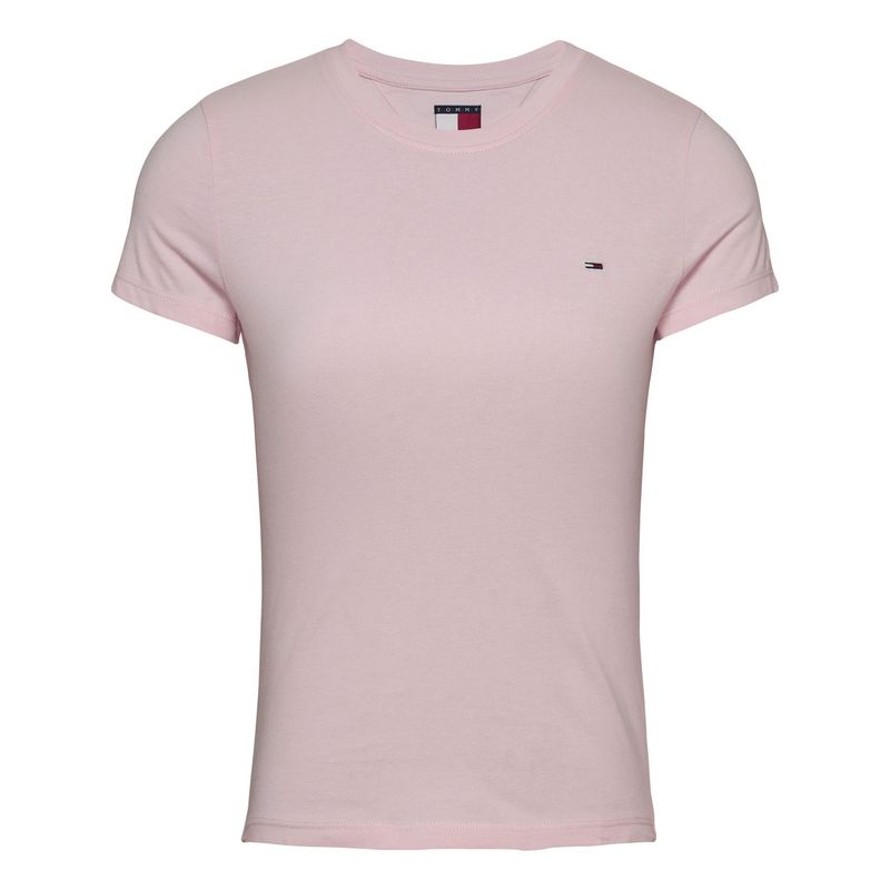 TOMMY HILFIGER - Camiseta rosa Tommy Jeans corte slim Tommy Jeans