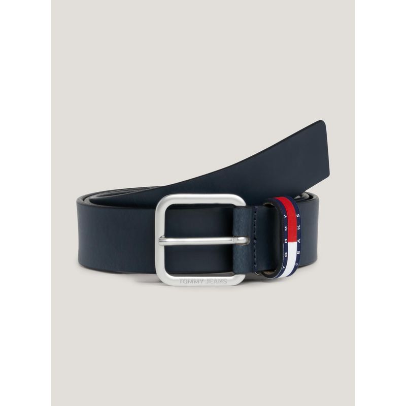 TOMMY HILFIGER - Cinturón azul ryan Essential de cuero Tommy Hilfiger
