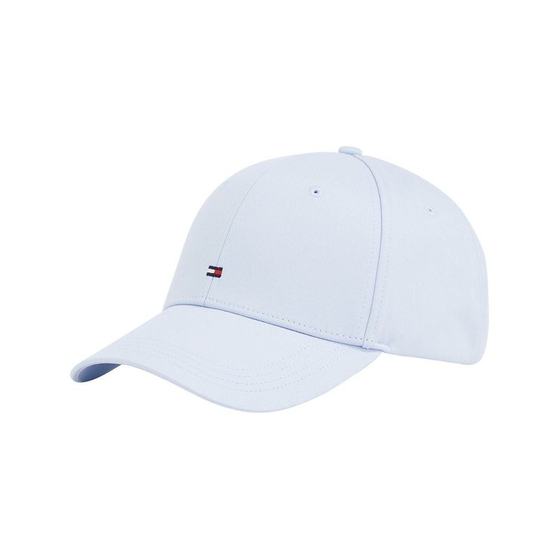 TOMMY HILFIGER - Gorra celeste de béisbol con logo Hilfiger bordado Tommy Hilfiger
