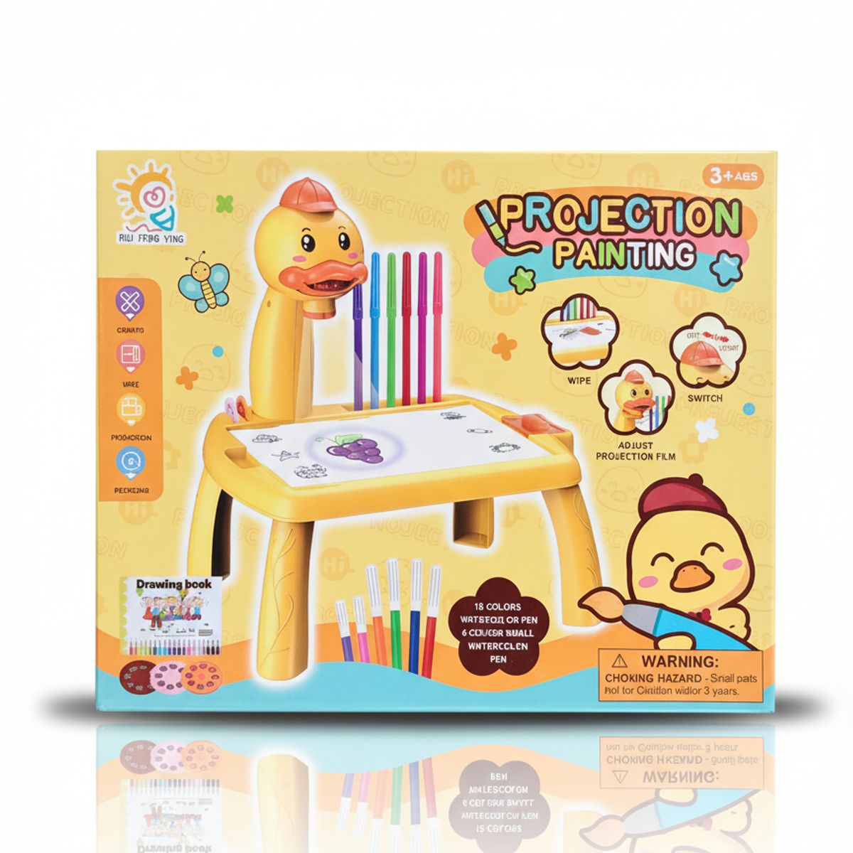 GENERICO - JUEGO EDUCATIVO PARA NIÑOS +3 AÑOS/ MESA PROYECTORA 2 EN 1