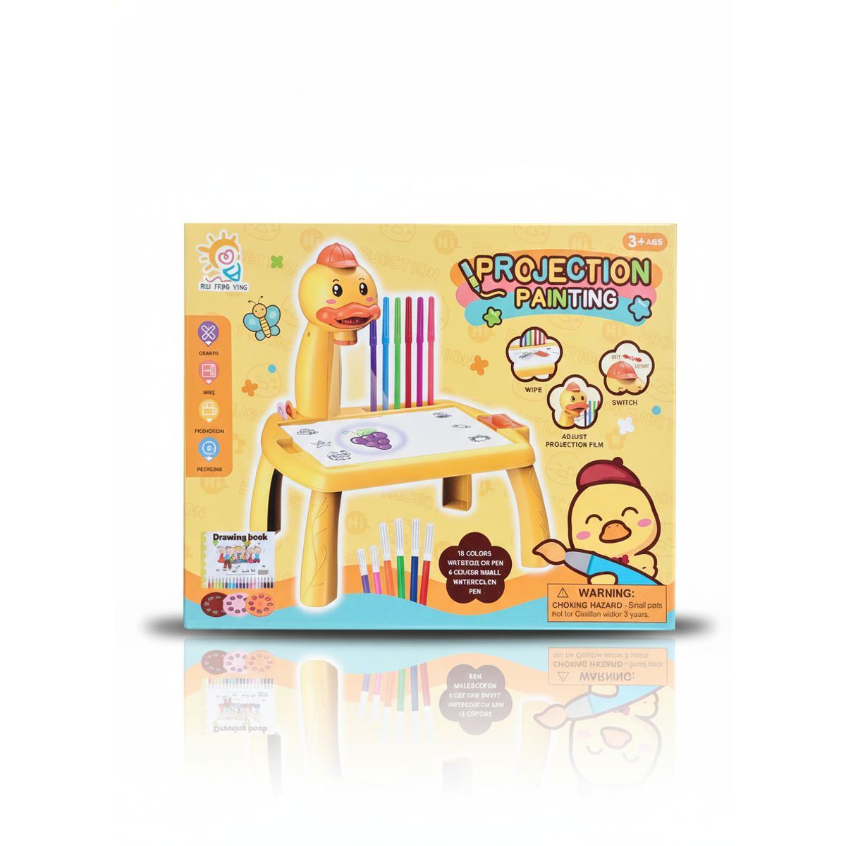 GENERICO - JUEGO EDUCATIVO PARA NIÑOS +3 AÑOS/ MESA PROYECTORA 2 EN 1