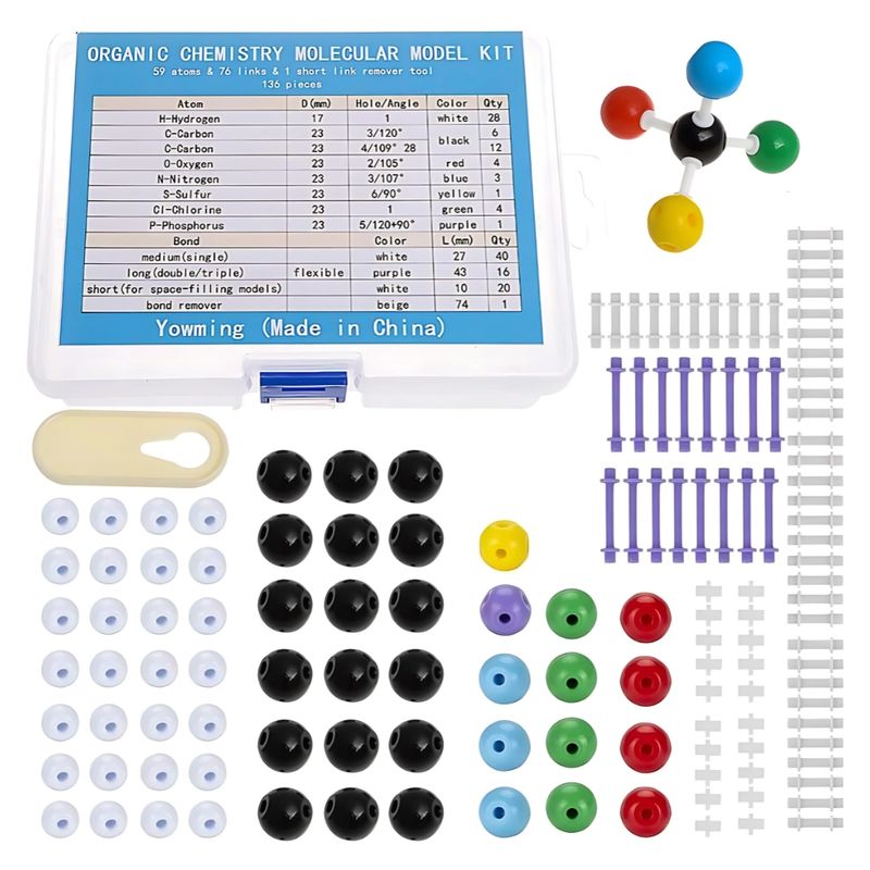 GENERICO - Kit Molecular De Química Orgánica Modelo Molecular Educativo