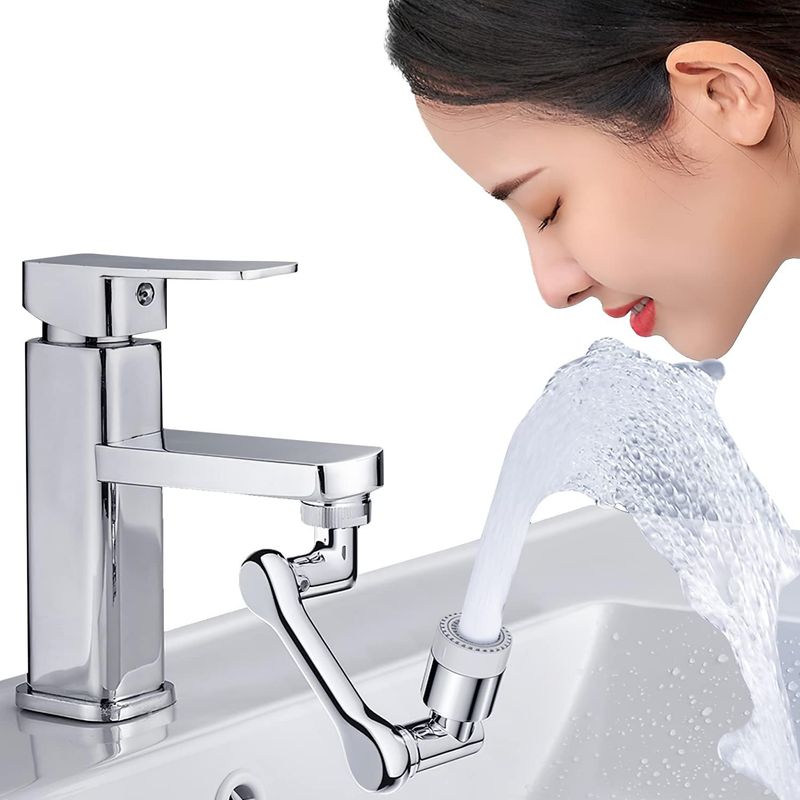 MILOPTS - Grifo De Extensión Para Lavamanos Lavaplatos Giratorio de 1080°