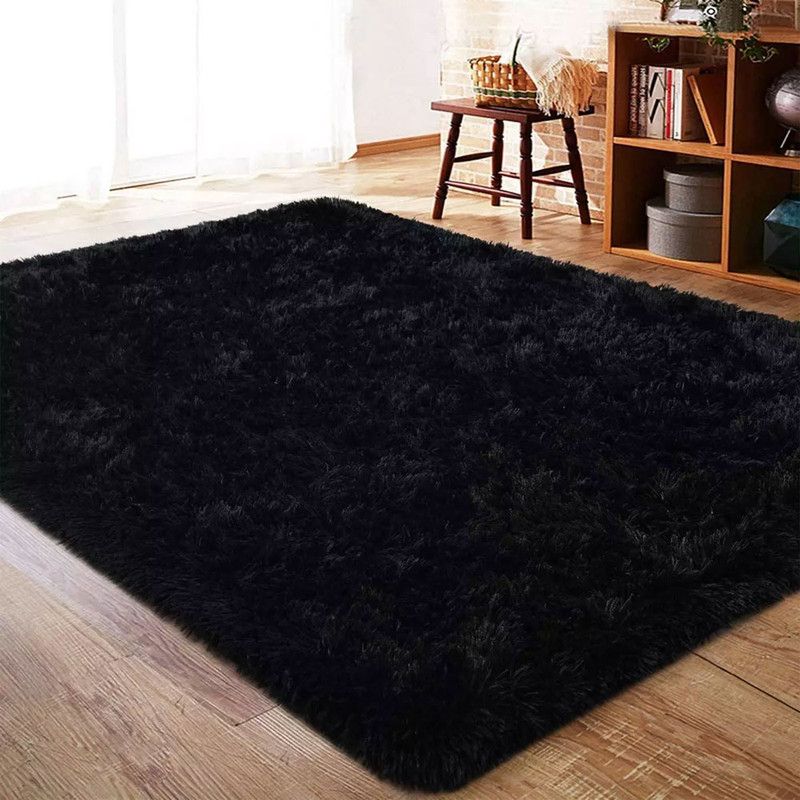 MY HOME STORE - Tapete Terciopelo Negro