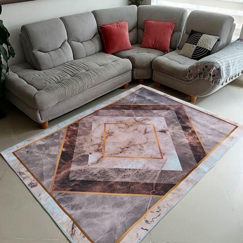 MY HOME STORE - Tapete-Tipo-Persa-Rombo Mármol