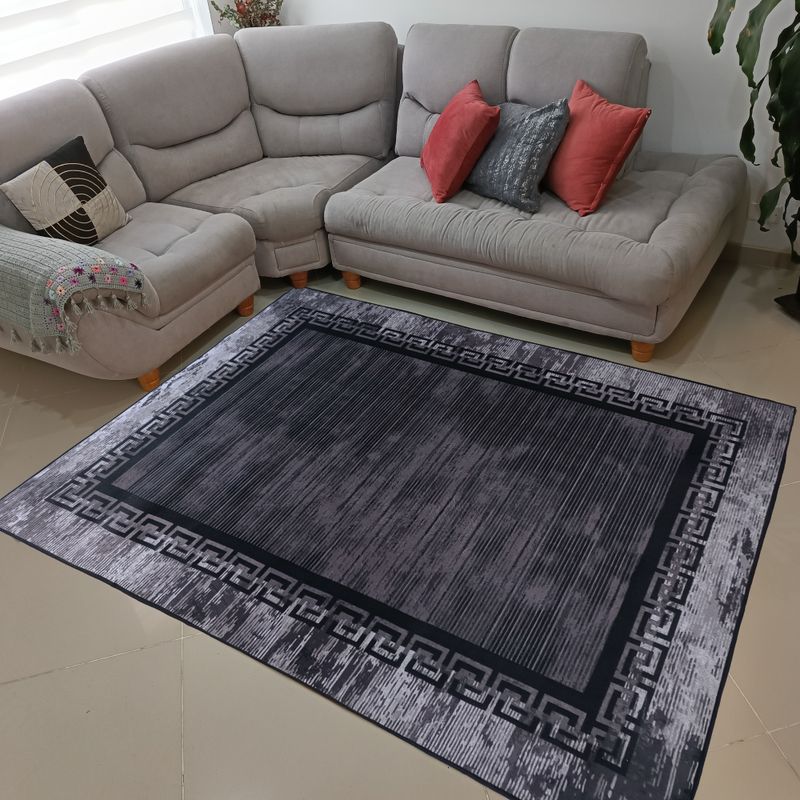 MY HOME STORE - Tapete-Tipo-Persa-Vintage-Gris