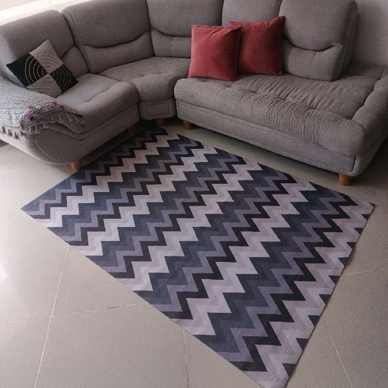 MY HOME STORE - Alfombra de Vinilo Tonal Triangulos