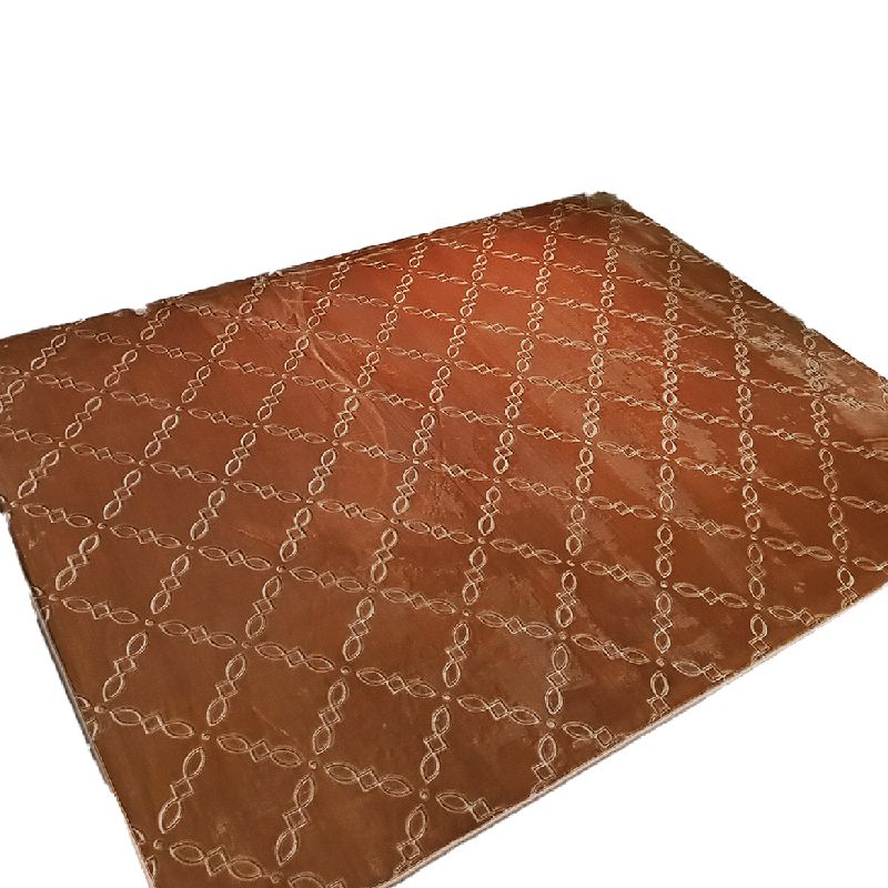 MY HOME STORE - Tapete Piel de Durazno Rombos Café Ocre  200 X 150MT