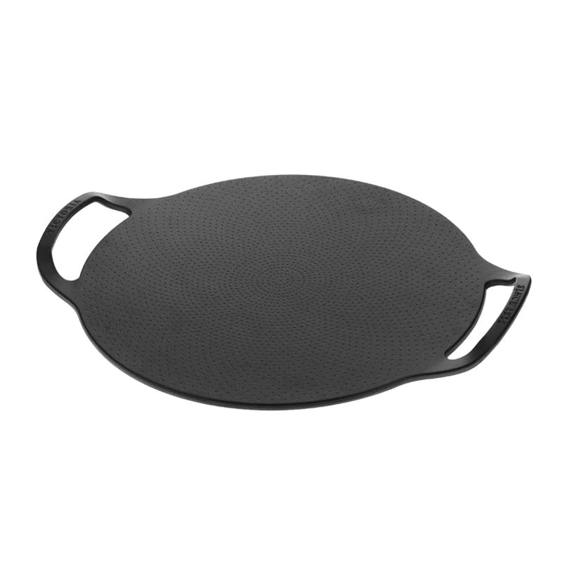 VICTORIA - Plancha de Hierro Fundido Victoria Para Pizza Doble Asa 38 Cm
