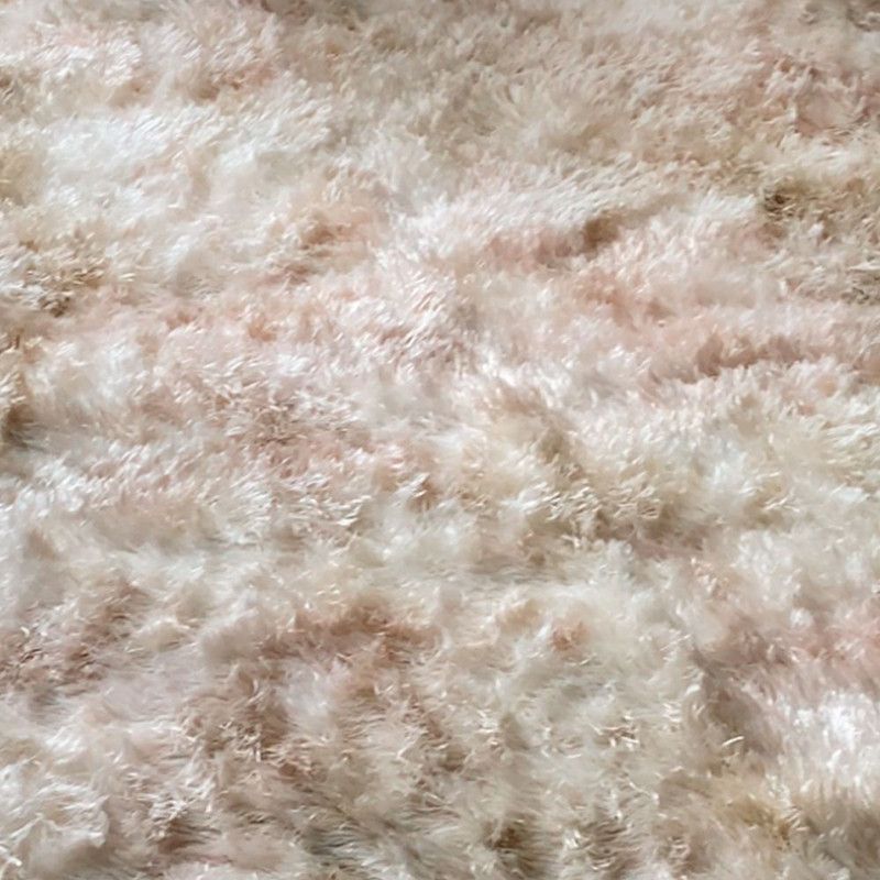 MY HOME STORE - Tapete Terciopelo Beige Blanco Claro