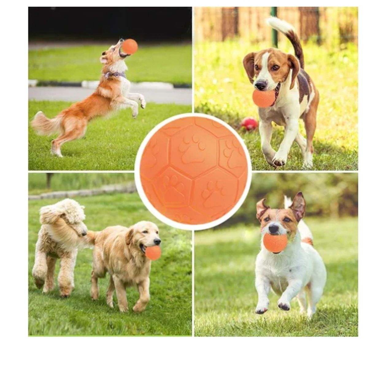 GENERICO - Juguete Interactivo Para Perro Pelota de Futbol