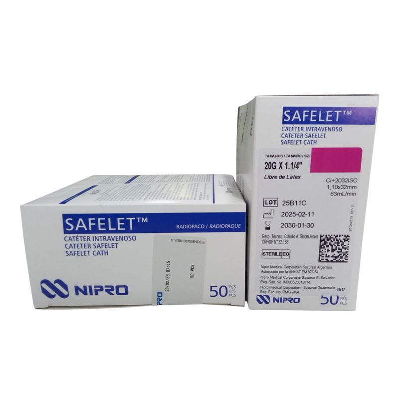 IMPORT CORPORAL MEDICAL - CATETER INTRAVENOSO 20G X 1.1/4 CAJA X 50