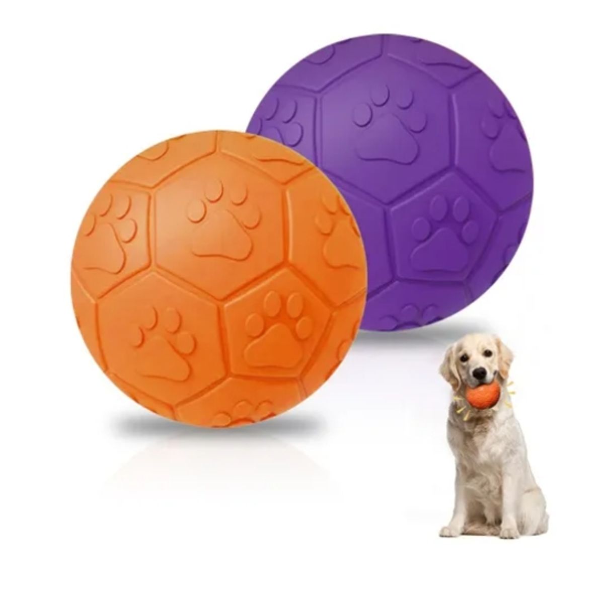 GENERICO - Juguete Interactivo Para Perro Pelota de Futbol Grande