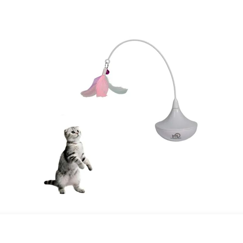 GENERICO - Juguetes Para Gatos 2 Stand Plumas