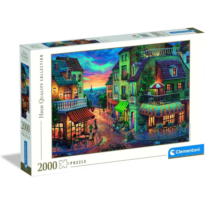 CLEMENTONI - Rompecabezas 2000 Piezas Calle Parisina Francia
