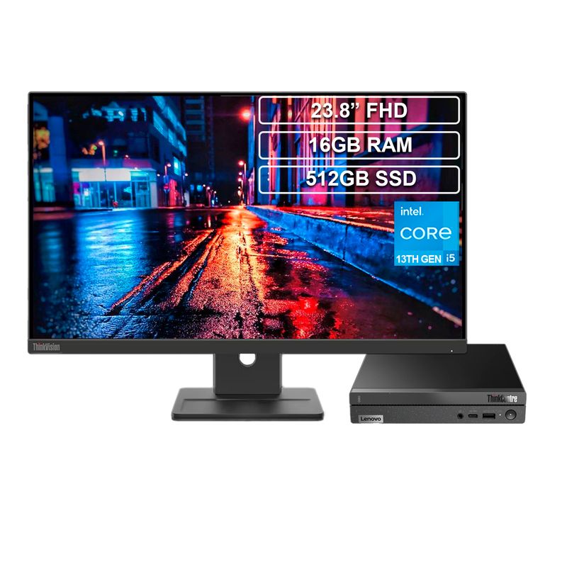 LENOVO - PC Lenovo ThinkCentre Neo 50q Core i5 13420H 16GB 512GB FHD