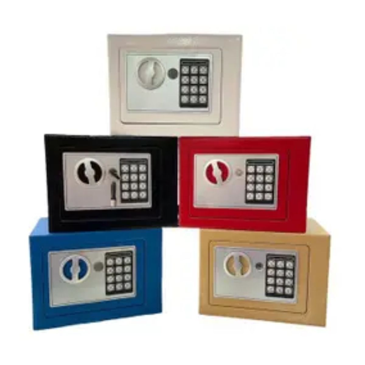 GENERICO - Caja Fuerte De Seguridad Pequeña 17 X 23 X 17cm