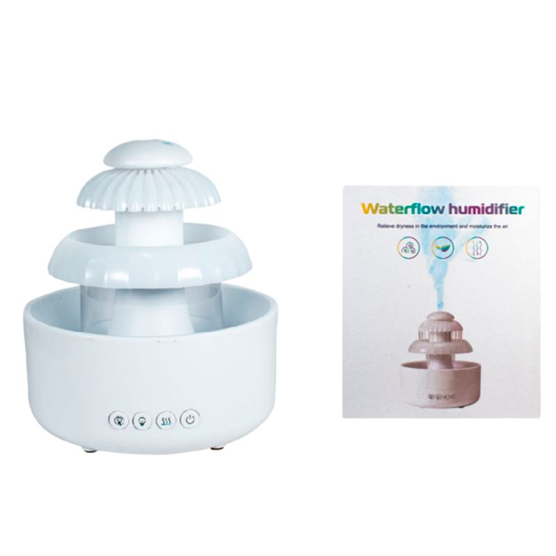 GENERICO - Humidificador Genérica Con Luz Led Y Goteo Fuente