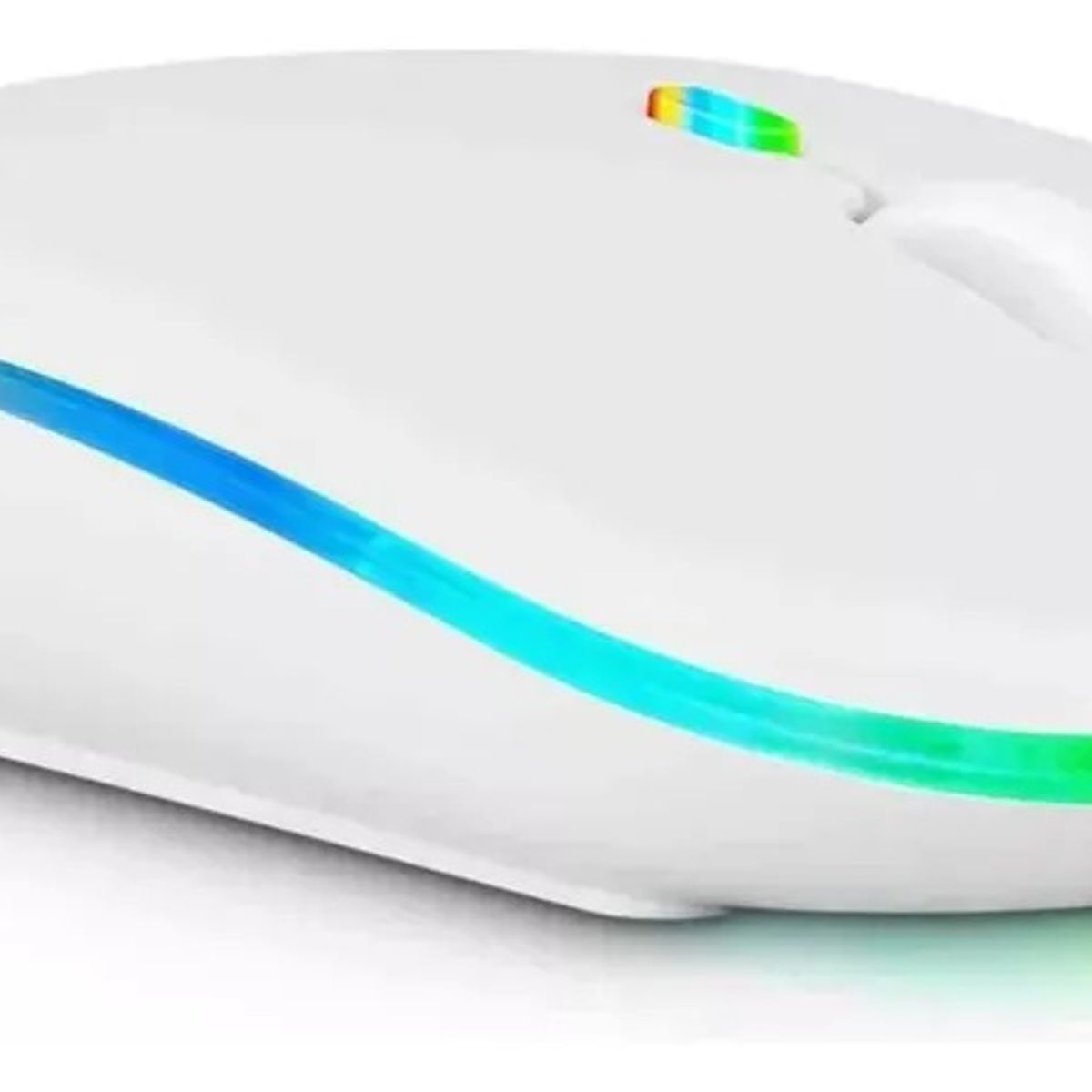 KIDSHOP - Mouse Inalámbrico Recargable W07 Blanco