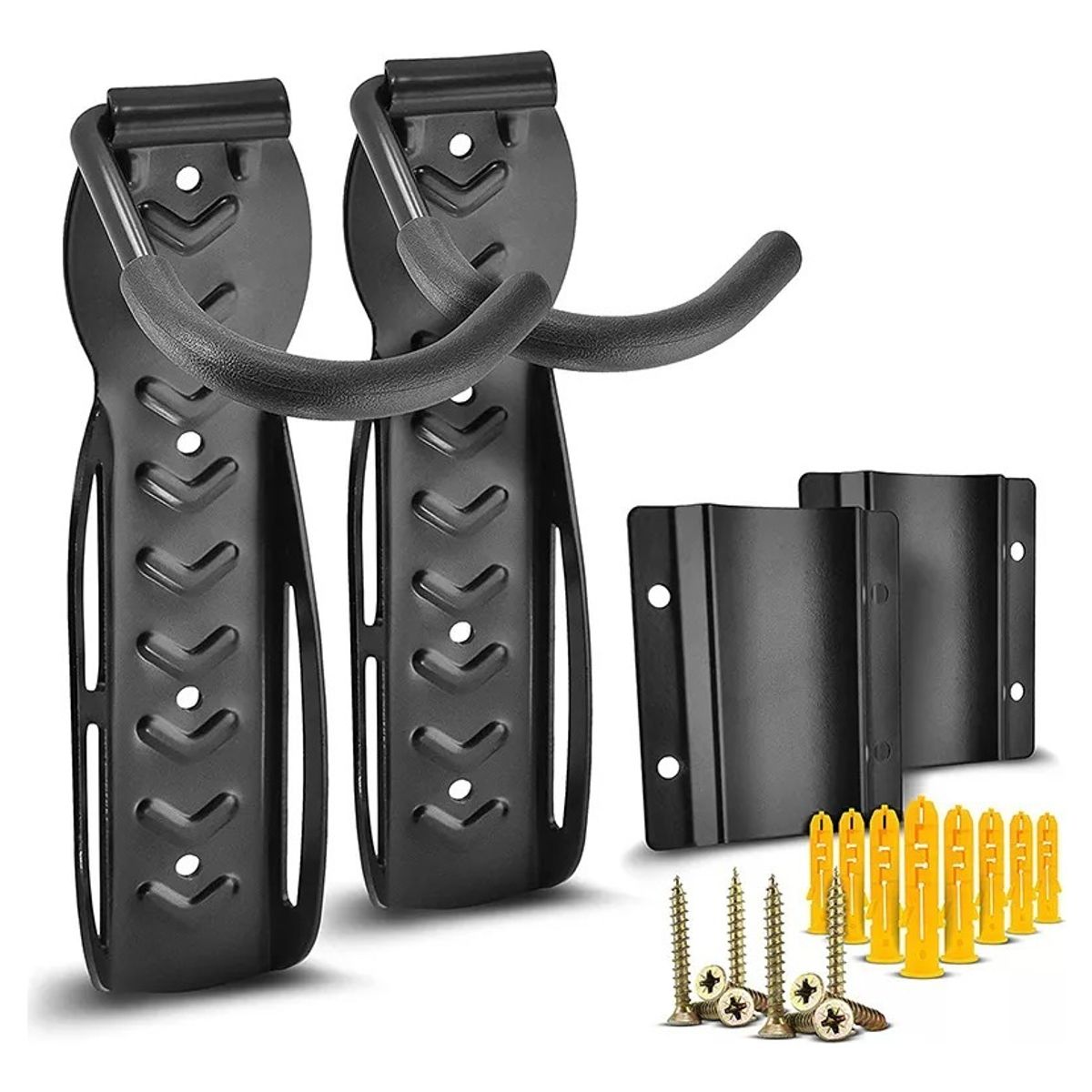 GENERICO - 2 Soporte Gancho Bicicleta Pared Colgar Runbike Muro Cicla Porta Bicicletas