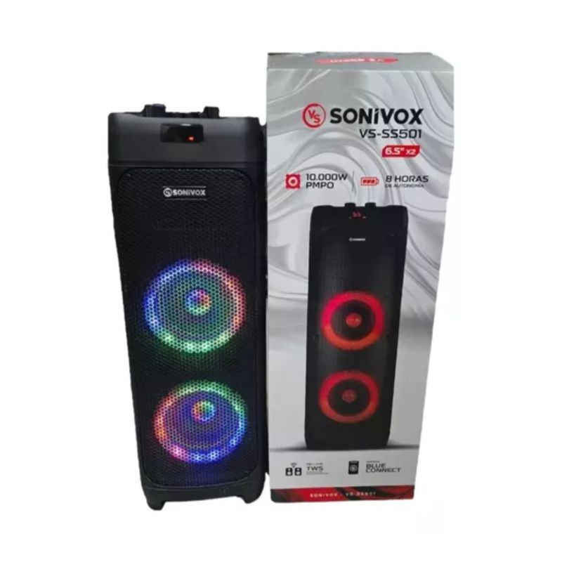 SONIVOX - Parlante Cabina De Sonido Bluetooth Sonivox Vs-ss501