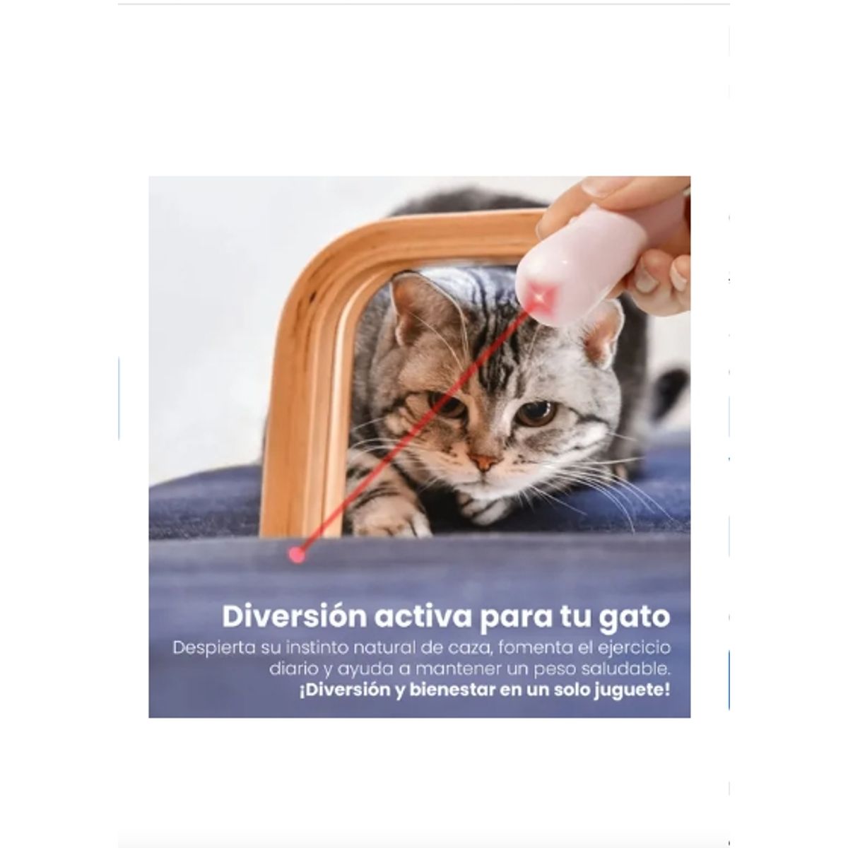 GENERICO - Puntero Láser Interactivo Para Mascotas Color Rosa Pálido