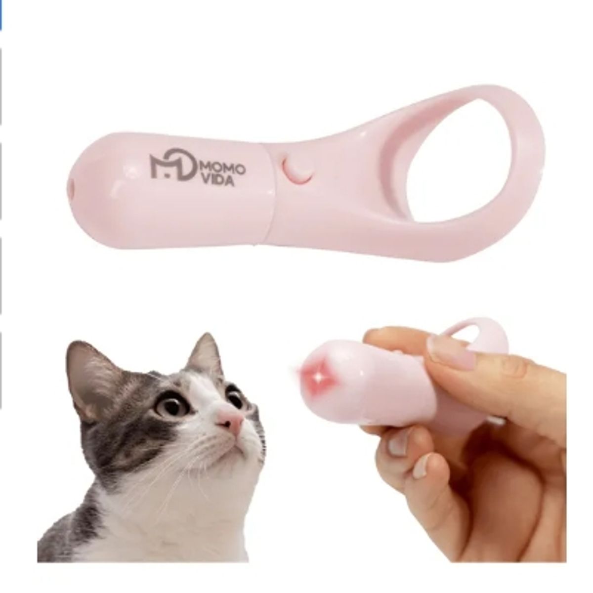 GENERICO - Puntero Láser Interactivo Para Mascotas Color Rosa Pálido