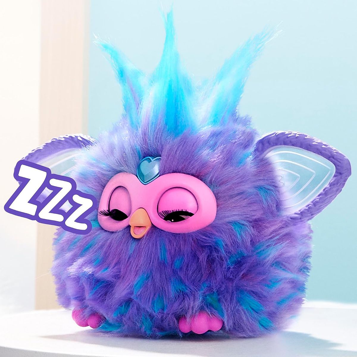 FURBY - Peluche Furby Interativo con Accesorios Morado en Ingles