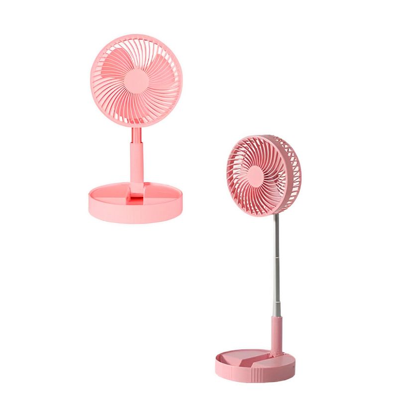 GENERICO - Ventilador Abanico Electrico Plegable Recargable Portatil